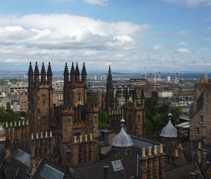 Preview wallpaper towers, buildings, architecture, construction, city