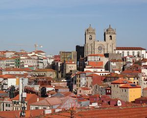 Preview wallpaper towers, buildings, architecture, roofs