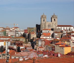 Preview wallpaper towers, buildings, architecture, roofs