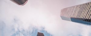 Preview wallpaper towers, skyscrapers, buildings, architecture, sky
