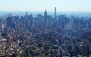 Preview wallpaper towers, skyscrapers, city, buildings