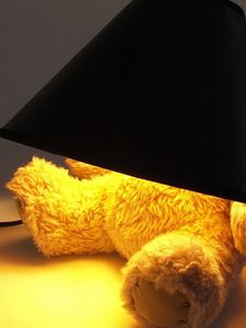 Preview wallpaper toy, bear, light, lamp