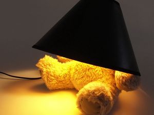 Preview wallpaper toy, bear, light, lamp