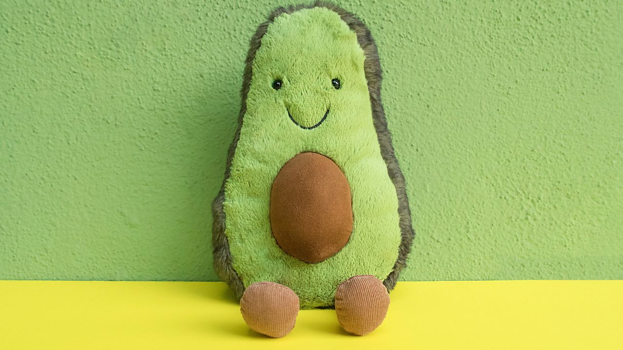 Wallpaper toy, teddy, avocado, cute, green