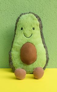Preview wallpaper toy, teddy, avocado, cute, green