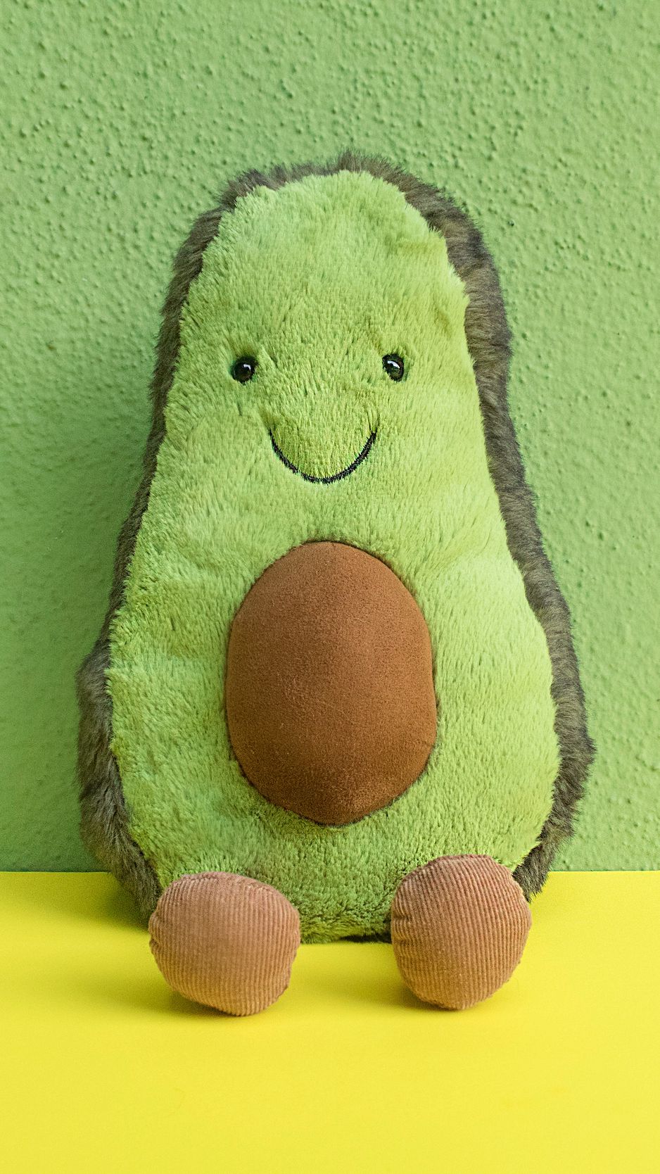 Download wallpaper 938x1668 toy, teddy, avocado, cute, green iphone  8/7/6s/6 for parallax hd background