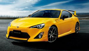 Preview wallpaper toyota, 2015, gt86, yellow