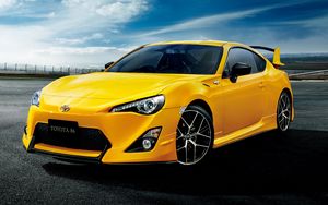 Preview wallpaper toyota, 2015, gt86, yellow
