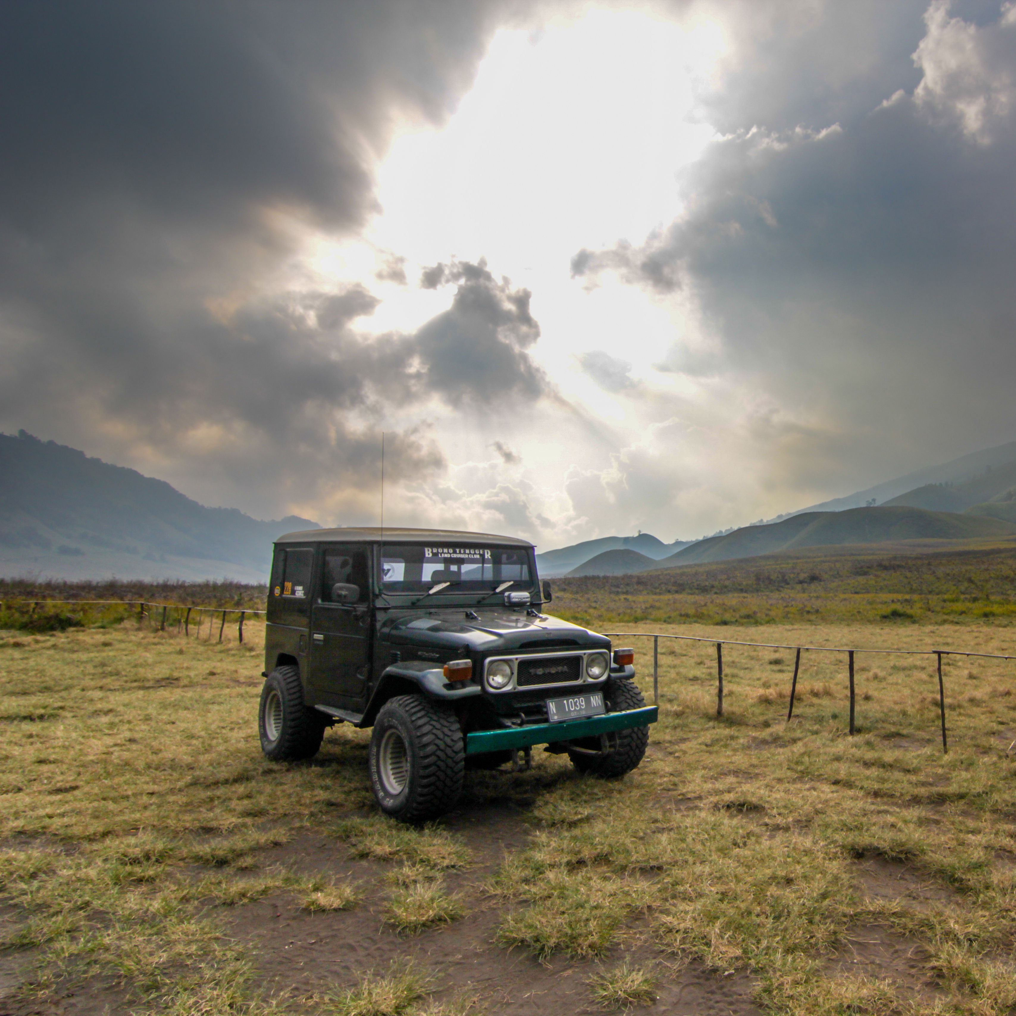 3415x3415 Wallpaper toyota, car, suv, mountains, nature, landscape