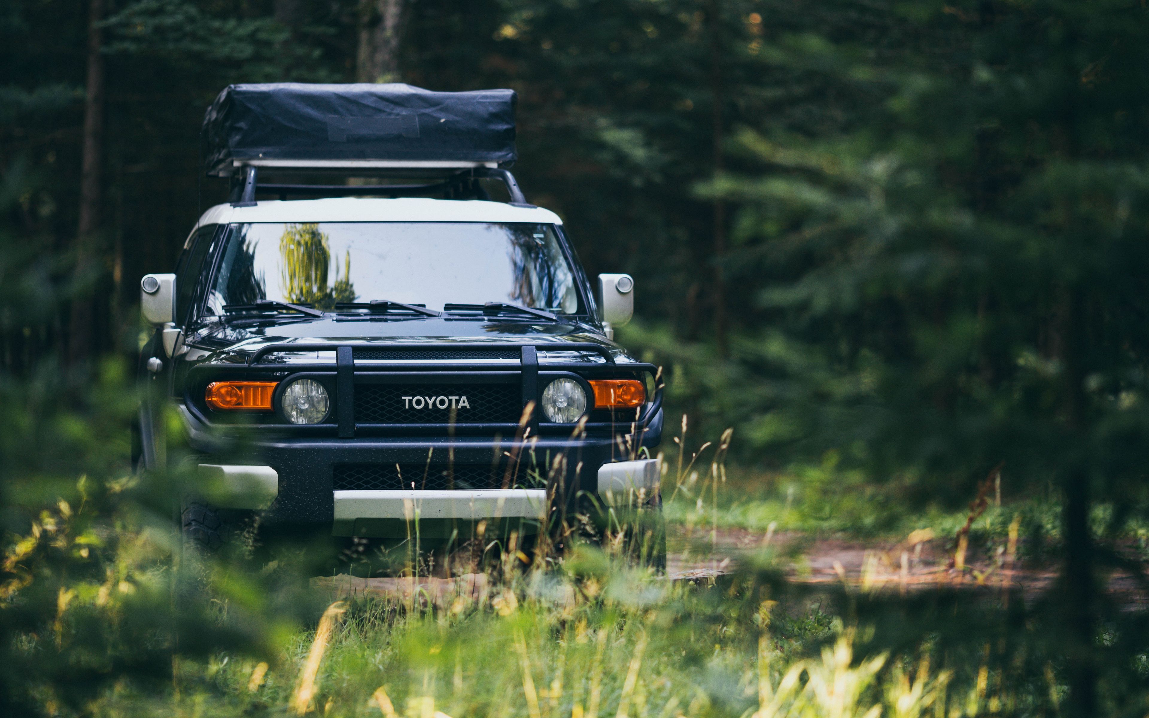 3840x2400 Wallpaper toyota, car, suv, blue