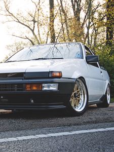 Wallpaper Toyota AE86 cars front view 1920x1200 HD Picture Image
