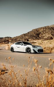 Preview wallpaper toyota gt86, toyota, car, sports car, white