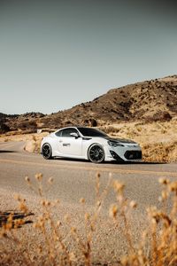 Preview wallpaper toyota gt86, toyota, car, sports car, white