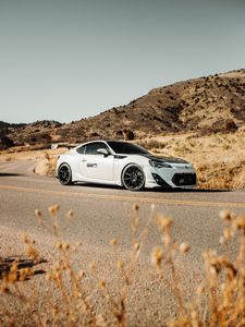 Preview wallpaper toyota gt86, toyota, car, sports car, white