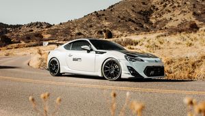 Preview wallpaper toyota gt86, toyota, car, sports car, white