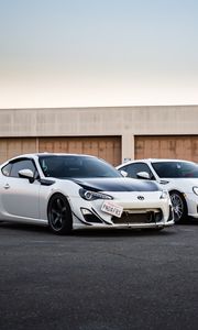 Preview wallpaper toyota gt86, toyota, car, cars, white