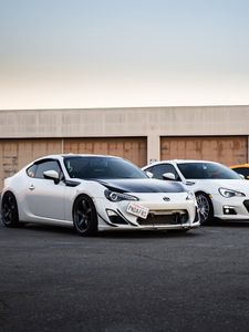 Preview wallpaper toyota gt86, toyota, car, cars, white