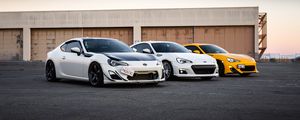 Preview wallpaper toyota gt86, toyota, car, cars, white