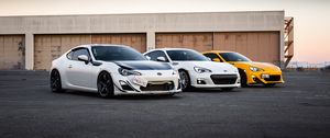 Preview wallpaper toyota gt86, toyota, car, cars, white