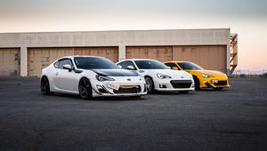 Preview wallpaper toyota gt86, toyota, car, cars, white