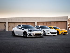 Preview wallpaper toyota gt86, toyota, car, cars, white