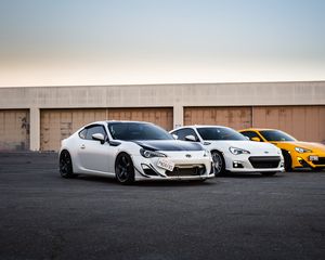 Preview wallpaper toyota gt86, toyota, car, cars, white