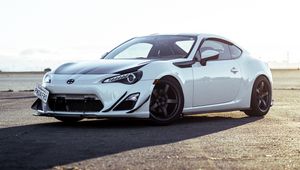 Preview wallpaper toyota gt86, toyota, car, white