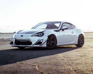 Preview wallpaper toyota gt86, toyota, car, white