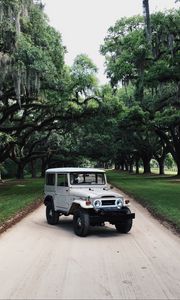 Preview wallpaper toyota land cruiser fj40, toyota, car, suv, gray