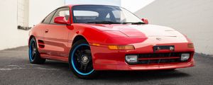 Preview wallpaper toyota mr2, toyota, car, red