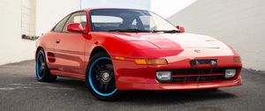 Preview wallpaper toyota mr2, toyota, car, red