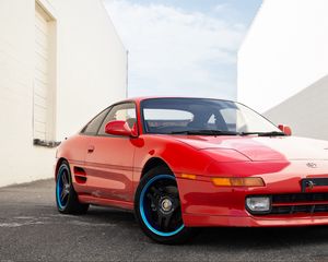 Preview wallpaper toyota mr2, toyota, car, red