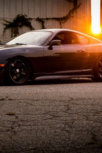 Preview wallpaper toyota, supra, side view, light