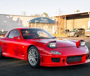 Preview wallpaper toyota supra, toyota, car, red