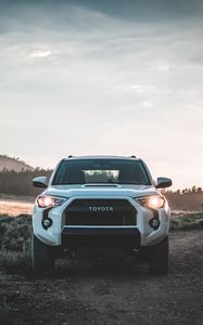 Preview wallpaper toyota tacoma, toyota, pickup, front view, truck