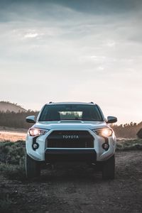 Preview wallpaper toyota tacoma, toyota, pickup, front view, truck