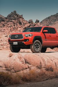 Preview wallpaper toyota tacoma trd, toyota, car, suv