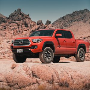 Preview wallpaper toyota tacoma trd, toyota, car, suv