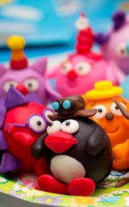 Preview wallpaper toys, cartoon, clay, kids