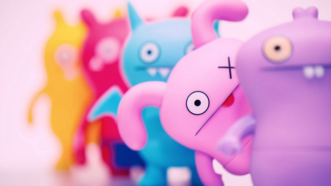 Wallpaper toys, creative, colorful, collection