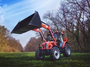 Preview wallpaper tractor, ursus, farm, machine