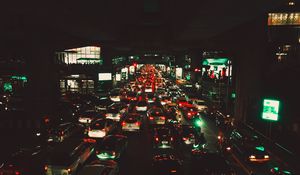 Preview wallpaper traffic, bangkok, siam, metropolis