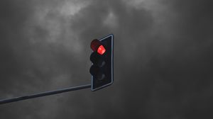 Preview wallpaper traffic light, light, red, minimalism