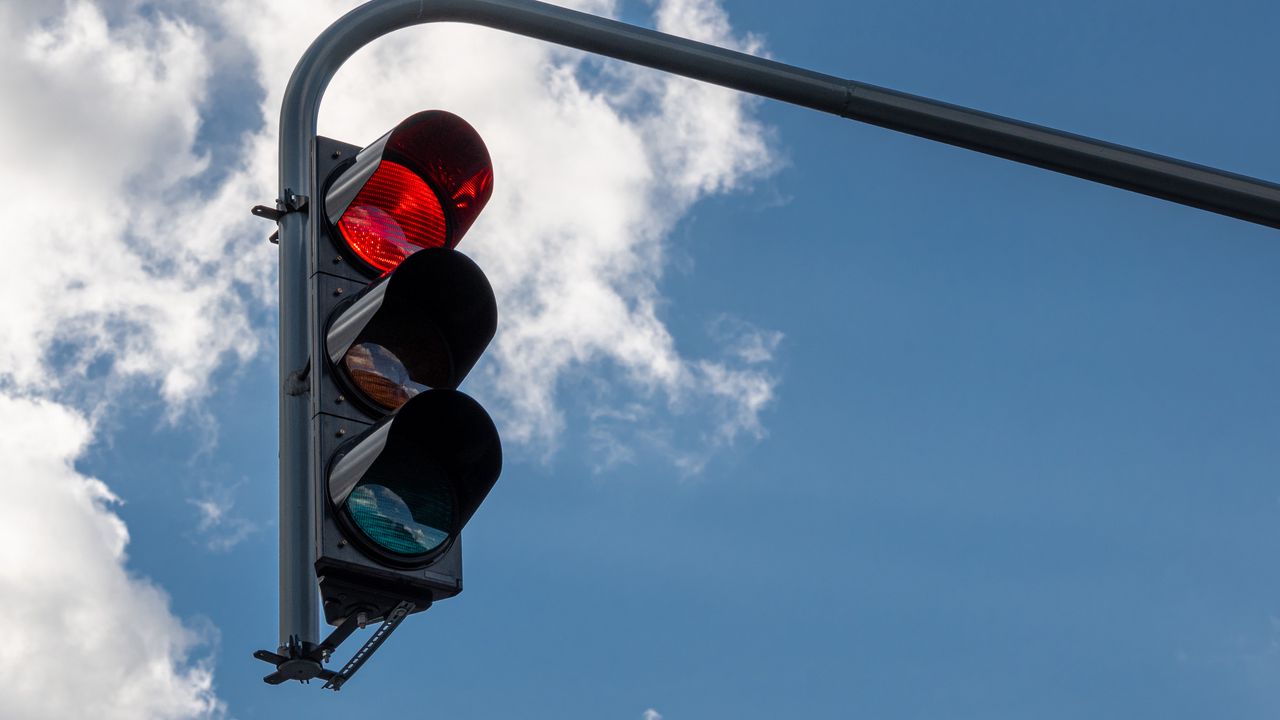 Wallpaper traffic light, lights, red, stop