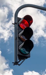 Preview wallpaper traffic light, lights, red, stop