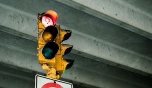 Preview wallpaper traffic light, sign, traffic