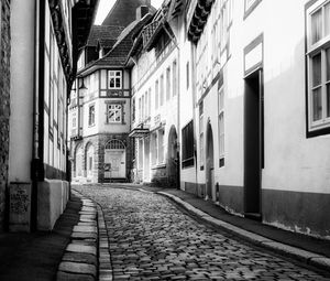 Preview wallpaper trail, buildings, architecture, city, bw
