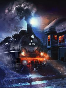 Train old mobile, cell phone, smartphone wallpapers hd, desktop backgrounds  240x320, images and pictures