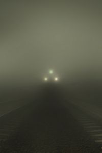 Preview wallpaper train, fog, rail