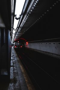 Preview wallpaper train, railway, underground, brooklyn bridge station, united states